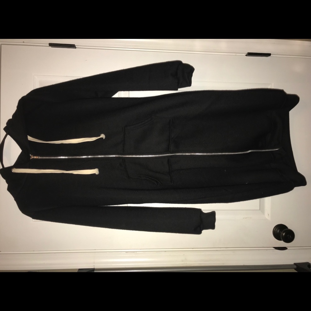 Black sweatshirt dress